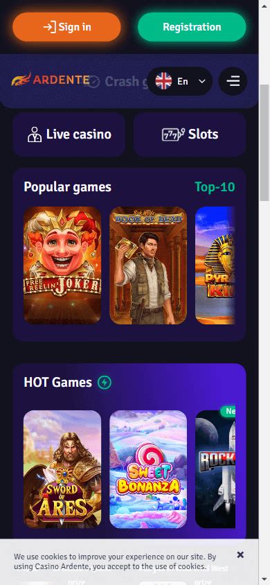 Ardente Casino Review & Ratings .